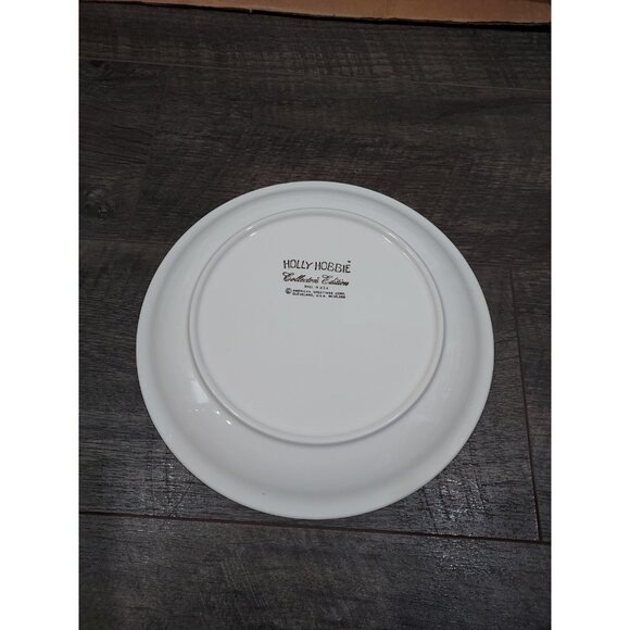 Plate Decorative Holly Hobbie A True Friend 10.5" Plate 1972 Made In USA - Picture 6 of 9